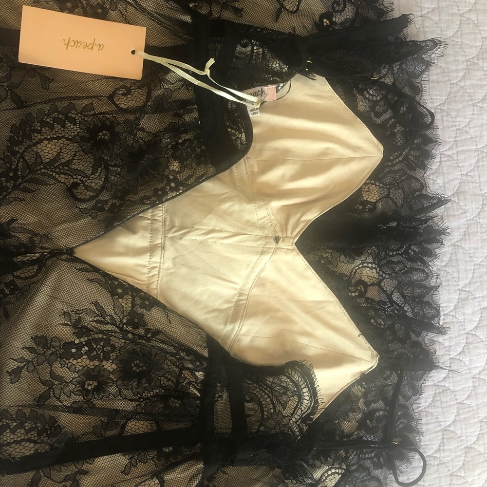 ❤️ A. PEACH ❤️ BNWT LACE SEXY BALLERINA DRESS - Picture 6 of 8